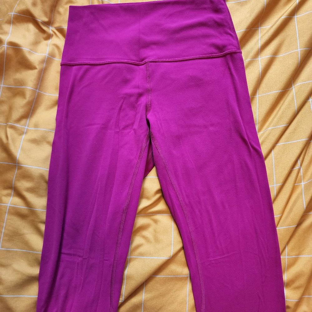 Lululemon Align 28 inch in size 6 - Bright Pink/Fuschia